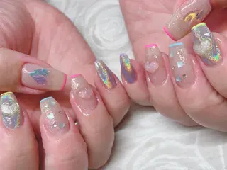 カラー ネイル 芦辺 香奈のネイルデザイン