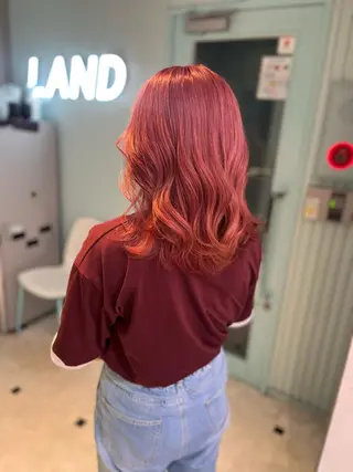 セミロング カラー ヘアアレンジ 愛されカラー🩷 はるなのヘアスタイル