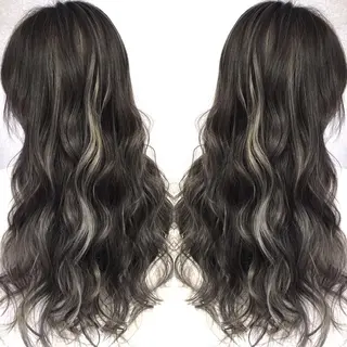 ロング カラー 井上 一平のヘアスタイル