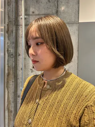 ショート カラー 🦖ミニボブ/ボブ /MOEKA🦕のヘアスタイル