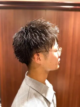 ショート メンズ 山田 哲平のヘアスタイル