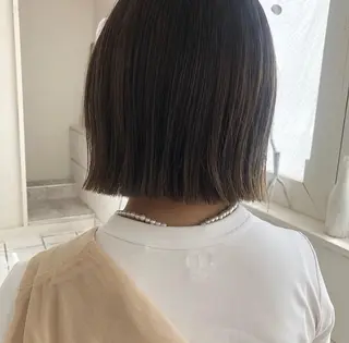 ショート NeF所属・miku🌿‬ メンズバレイヤージュのヘアスタイル