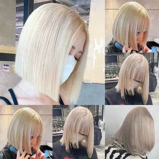 ショート カラー 透明感🎀艶髪 💞まいか🎶のヘアスタイル