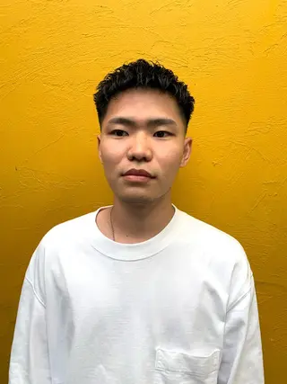 パーマ メンズ スパイキーパーマ 柏NO1 藤本葉のヘアスタイル