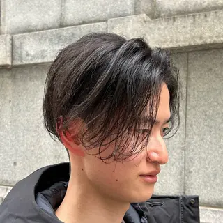 ショート パーマ メンズ 池袋/韓国メンズヘア ❤️💙軸丸みうのヘアスタイル