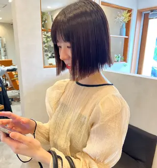 ショート TERMINAL bern所属・縮毛矯正/髪質改善 riwaのヘアスタイル