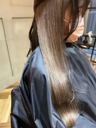 セミロング amie所属・amie三宮 NAKANOのヘアスタイル