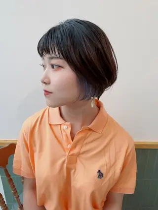 ショート カラー ヘアアレンジ 【代表】 たき〜のヘアスタイル