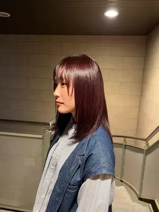 カラー 久永 菫のヘアスタイル