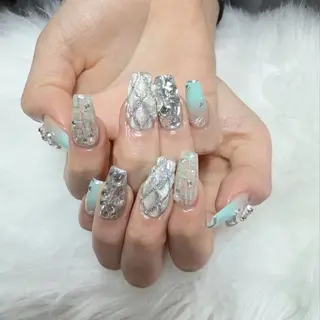 ネイル 🎀nana🫧 ワンホンネイル🎀のネイルデザイン