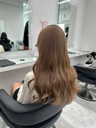 ロング カラー 💖ミルクティー💖 あかり💖のヘアスタイル