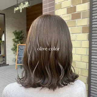 ミディアム 透明感カラー 【問屋町】moe🪿のヘアスタイル