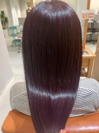 ロング カラー 森 理音のヘアスタイル