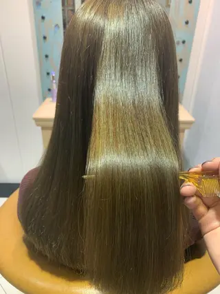 ロング カラー パーマ ヘアアレンジ Lond jeloud 名古屋所属・髪質改善 の達人/杉原碧仁のヘアスタイル