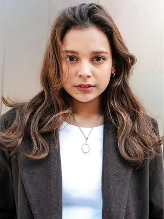 セミロング カラー ヘアアレンジ cecil hair 難波店所属・髪質改善透明感カラー /SHOGO☀️のヘアスタイル