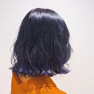 ミディアム カラー SALOWIN 札幌大通り店所属・🏆ウルフ/レイヤー 指名No.1山口圭佑のヘアスタイル