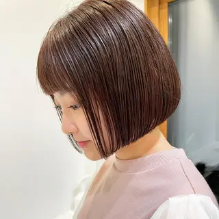 ショート カラー 髪質改善ストレート✨ パーマヘア✨YUKIのヘアスタイル