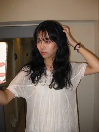 ロング 今井 香奈恵のヘアスタイル