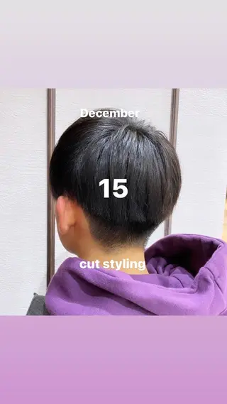 ショート 山崎 航のヘアスタイル