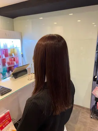 セミロング 中川 蓮のヘアスタイル