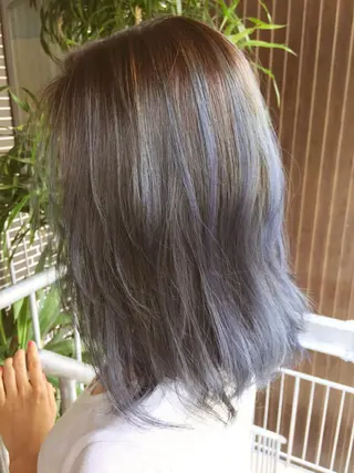 ミディアム カラー 美容歴１８年以上🌈 山口のヘアスタイル