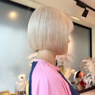 ミディアム カラー GO TODAY シェアサロン 原宿Verno店所属・ブリーチ/髪質改善/ ボブ特化/よしきのヘアスタイル