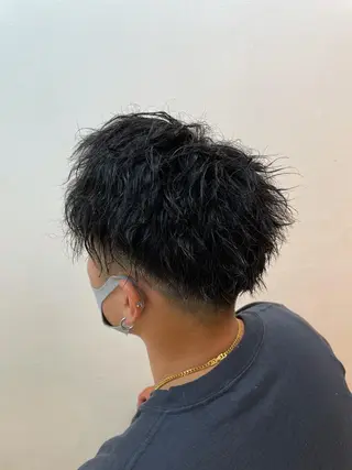 ショート パーマ 淡路上新庄/髪質改善 .艶カラー/野口春貴のヘアスタイル