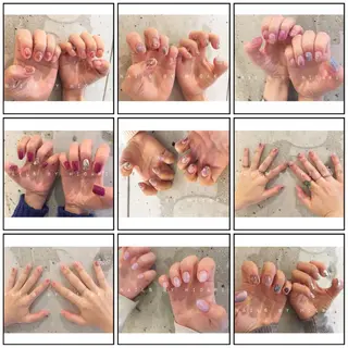 カラー ネイル マツエク・マツパ illum hicariのネイルデザイン