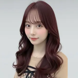 ロング 個性派ヘアアレンジ 🎀✨Ainaのヘアスタイル