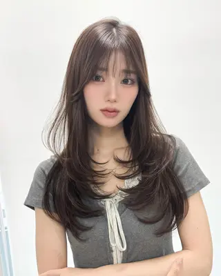 ロング カラー official TUNE銀座🪞🪽のヘアスタイル