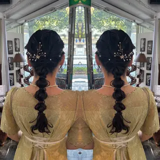 ロング ヘアアレンジ ☻モエカ/ハイトーン アレンジ☻のヘアスタイル