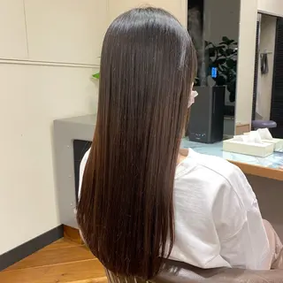 ロング レイヤー/グレージュ メンズパーマのヘアスタイル