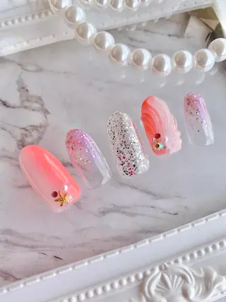 ネイル nail salon yumeno空　草加店所属・ネイルサロン 夢の空　草加　Jr.のネイルデザイン