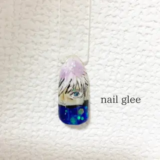 セミロング RISA nail gleeのネイルデザイン