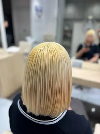 セミロング カラー メンズ特化韓国風 パーマスタイル/りんのヘアスタイル