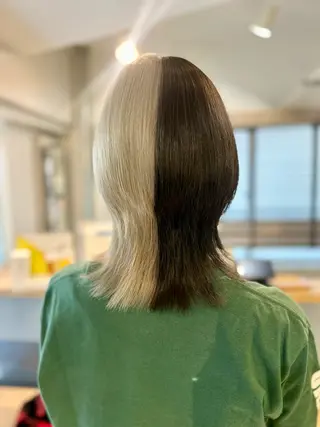 ミディアム 🤎指名No.1ハイ トーン🤎日向花🤎のヘアスタイル