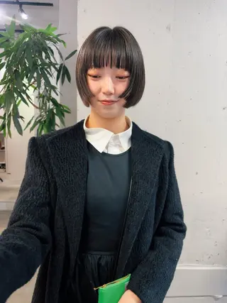 ショート くせ毛カットとパーマ /美容室難民の方是非のヘアスタイル