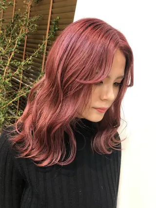 ミディアム カラー ヘアアレンジ ❣️倉敷❣️美髪 カラー能登一成のヘアスタイル