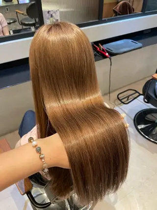 ロング カラー 透明感カラー🫧/ 髪質お悩み改善/みゆのヘアスタイル