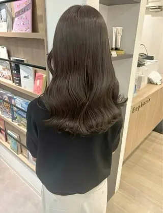 ミディアム モテ髪‎🫧赤み消し カラー表参道きょうこのヘアスタイル