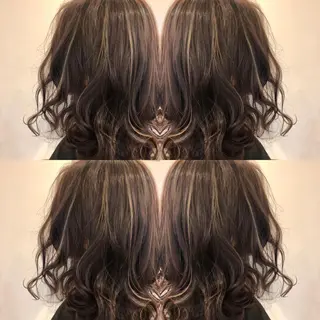 セミロング カラー Hair make VERDA所属・宮下 耕平のヘアスタイル