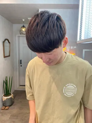 ミディアム ヘアアレンジ メンズ XENA表参道 MIKUのヘアスタイル