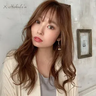 ロング Hokule'a 戸越銀座　向達真季のヘアスタイル