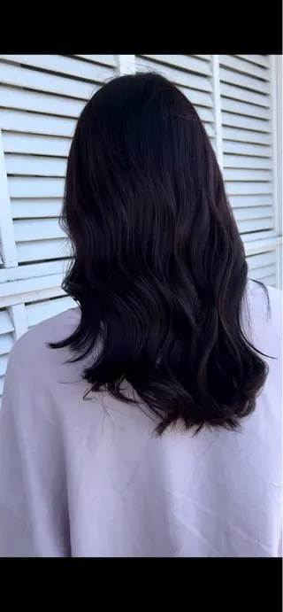 ロング エアービジュー所属・宮越 えこのヘアスタイル