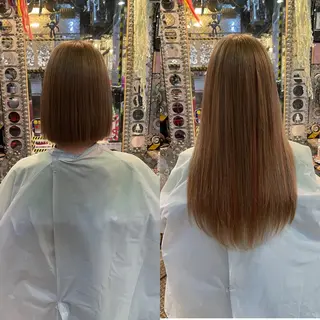 ショート カラー パーマ ヘアアレンジ マツエク・マツパ haco+所属・🌈派手髪エクステ ブレイズ🌈ひろとのヘアスタイル