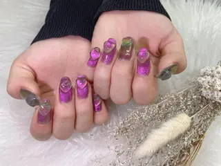 ネイル 🦋ネイルサロン ブラン🌈ゆりのネイルデザイン