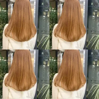 ロング カラー 透明感/オリーブ/ グレージュ/YUKAのヘアスタイル