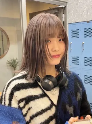 ミディアム Cinq所属・ハイライト🌟/ ボブ/豊田のヘアスタイル