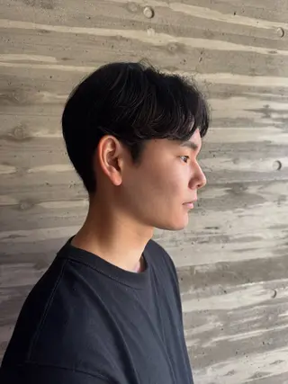 メンズ コテ巻き風/ボブ パーマ🌼杉田 萌恵のヘアスタイル