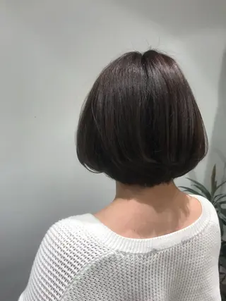 セミロング カラー 縮毛矯正/髪質改善 /韓国風　山川春輝のヘアスタイル